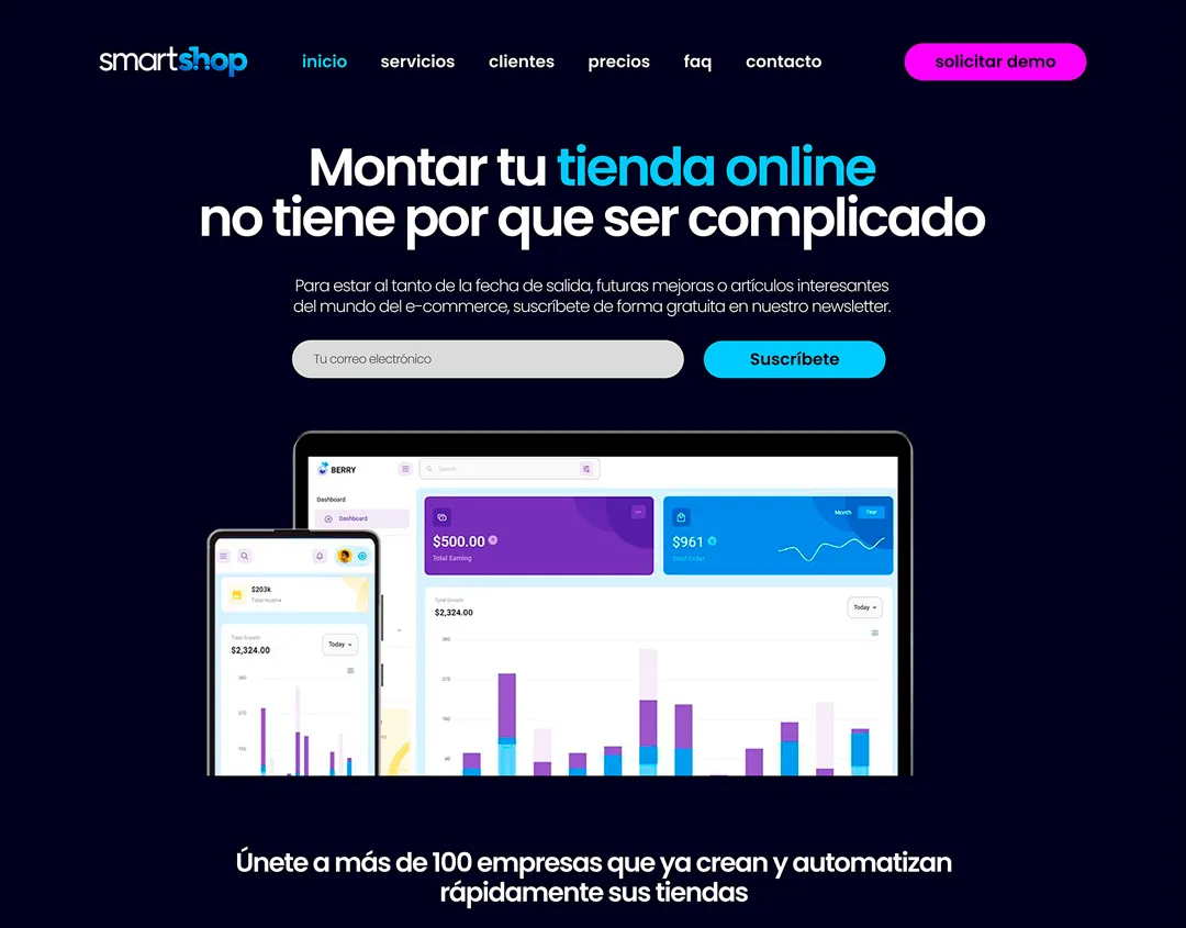 SmartShop — Diseño de Landing Page